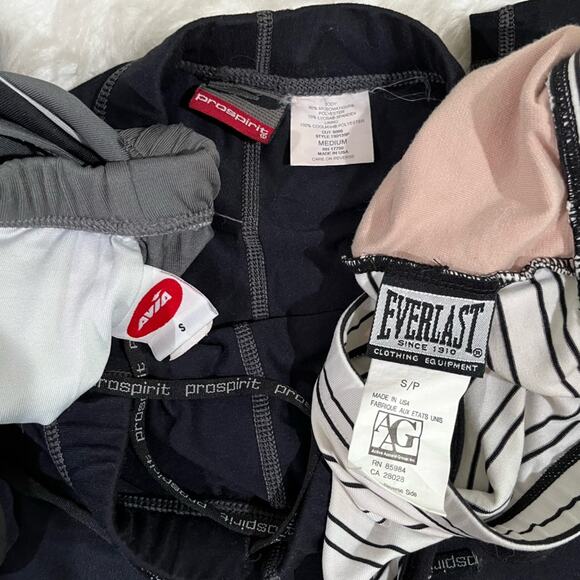 NEW ASICS Everlast Athletic Workout Gym Running Sports Bra Top Pants Set Bundle - Picture 12 of 16